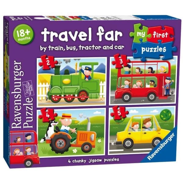 Pussel - RAVENSBURGER - Pusselkollektion - 2 bitar - Temat Resa - Mindre än 100 bitar