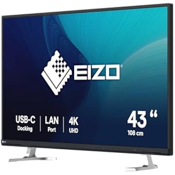LED-skärm - EIZO - FlexScan EV4340X-BK - 108 cm (42,5") - 4K Ultra HD - 5 ms responstid