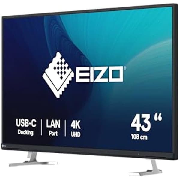 LED-skärm - EIZO - FlexScan EV4340X-BK - 42,5 tum - 4K Ultra HD - 5 ms svarstid