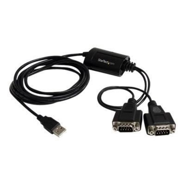 FTDI USB till seriell RS232 adapterkabel med 2 portar - FTDI USB till seriell 2-portsadapter med COM-minne - ICUSB2322F