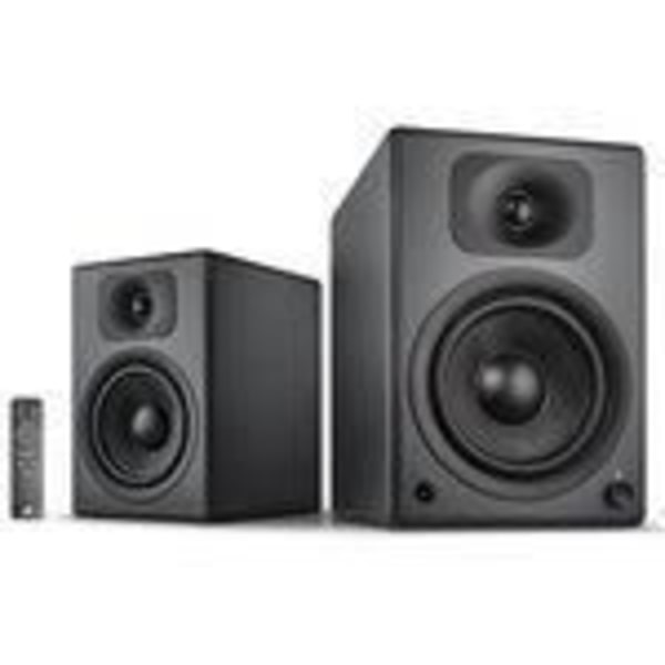 Wavemaster TWO PRO Grey - Aktiv 2.0 högtalare, 55 Watt RMS med Bluetooth aptX (per par) ( Kategori: Bärbar högtalare ) Grå