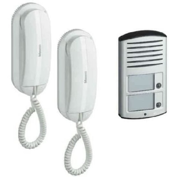 Intercom - BTicino - 366821 - 2 ledningar - Väggmonterad - Med avtryckarplatta