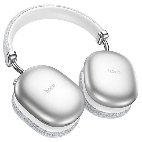 Bluetooth-hörlurar - HOCO - W35 Max - Silver - Fällbar - 90h batteritid pengar