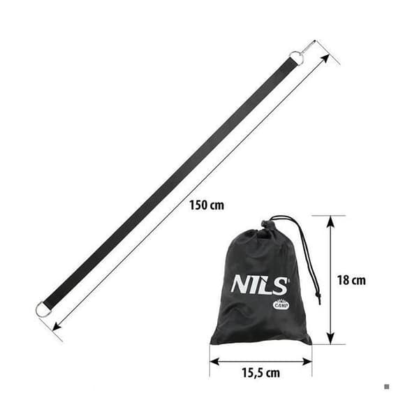 Hammockstödsystem NILS Camp NC1722 svart