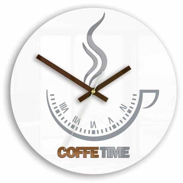VÄGGUR COFFEE TIME II VIT