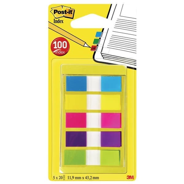 Pique-notes Post-it - 6835CBEU - Pack med portabla flaggor 3M