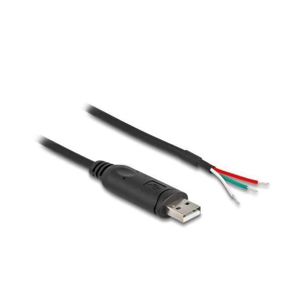 USB Type-A seriell kabel - DeLOCK - 63509 - Svart - 2 m