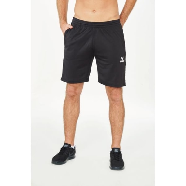 Erima träningsshorts - Herr - Svart - Fotboll - Slim fit - Slitstarkt funktionsmaterial Svart M