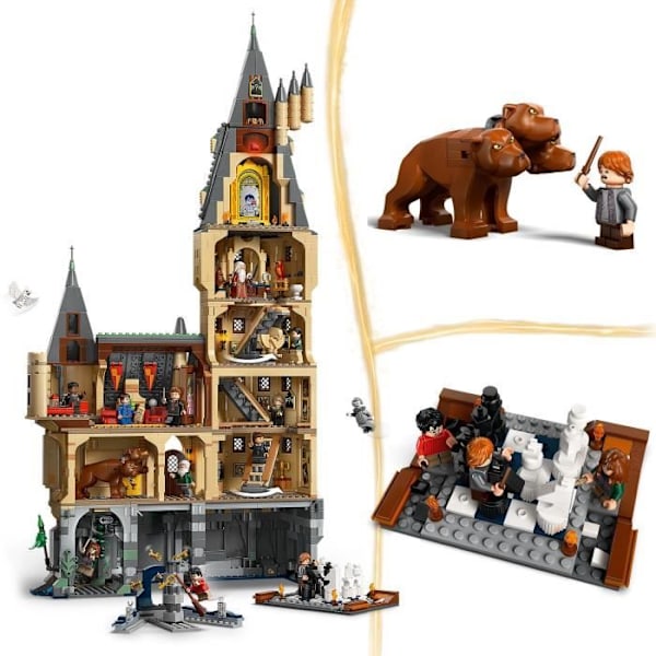 LEGO Harry Potter 76454 Hogwarts Slott: Huvustornet - Spel för Killar 10 År Flerfärgad