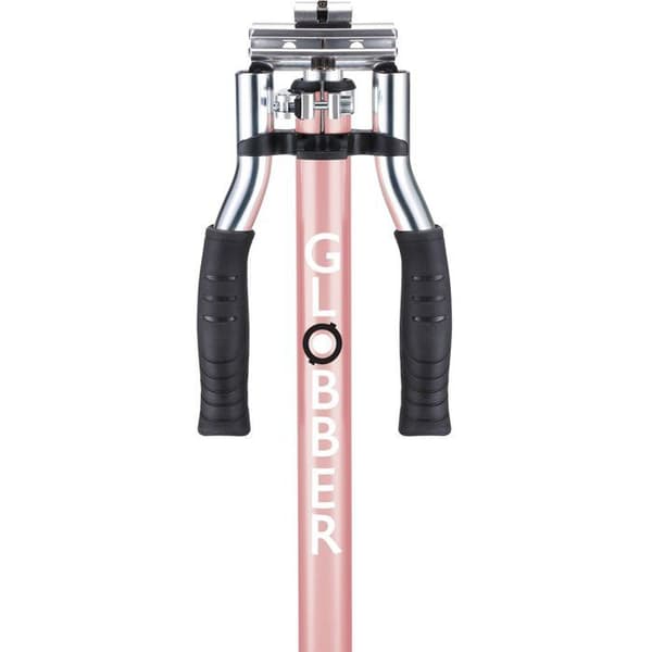 Tvåhjulig sparkcykel - GLOBBER - FLOW ELEMENT LIGHTS - Krom / Rosa ROSE CHROME