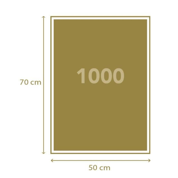 CLEMENTONI - Kompakt 1000 bitar - Mer är mer - Mode & Design