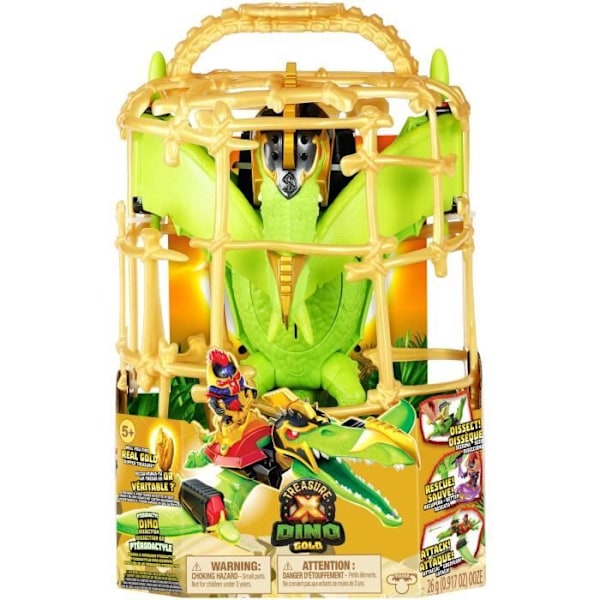 Pterodactyl Playset - ÄLGEKAKAR - Trésor X - Combat Dinosaur - Figur 23 cm