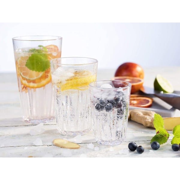 Vattenglas med eller utan stjälk - sirapsglas - fruktjuiceglas - sodaglas - Aps tumlare - 10503