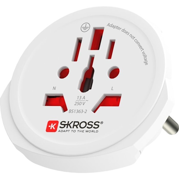 SKROSS Pro World 2 Strömförsörjning Vit - 7640166323556 Färg