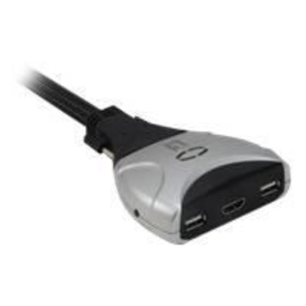 KVM - NIVÅ ETT - KVM-0290 - USB - VGA - 1920 x 1080 Svart, Grå