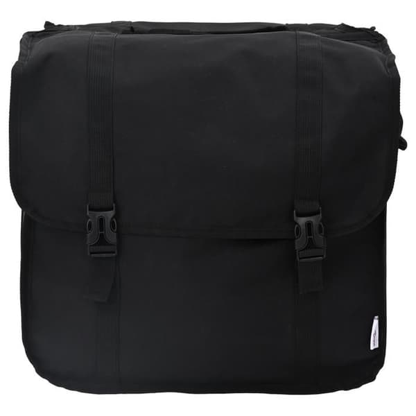 Cykelväska - Dubbel 48 L - Svart - Polyester - Smart fästsystem Svart