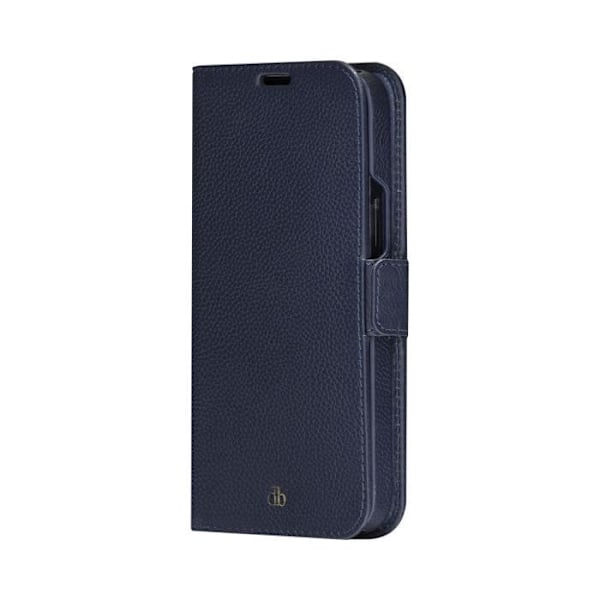 iPhone 14 Pro Folio 2 i 1 fodral - DBRAMANTE1928 - New York Model - Läder - Blå Blå