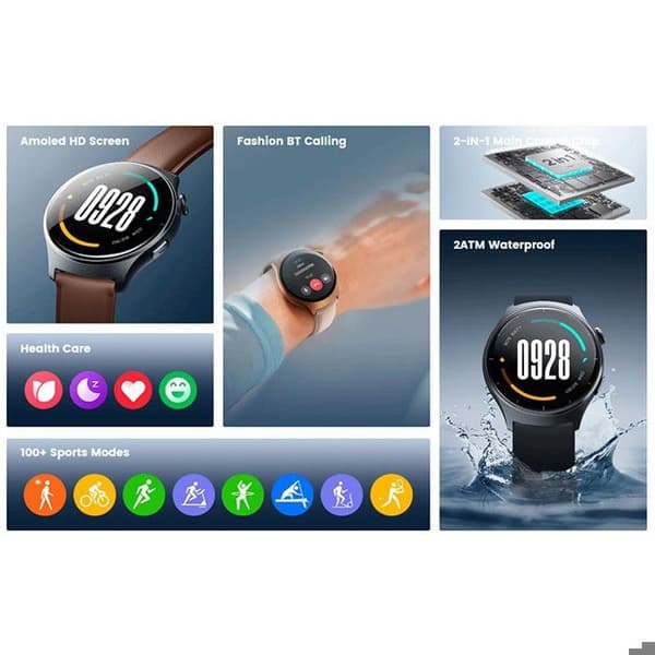Smartwatch - Mibro - Lite 3 - Bluetooth 5.3 - 100 Sportlägen - 2ATM