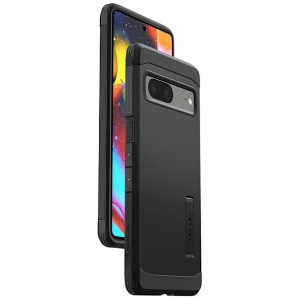 Spigen Black Google Pixel 7 Tough Armor Case Svart