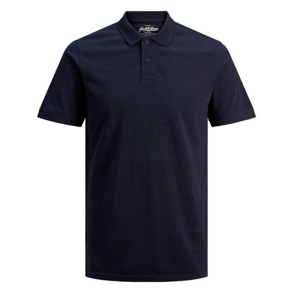 Polo T-shirt Jack & Jones Basic Herr (3-pack) Vit - mörkblå - svart S