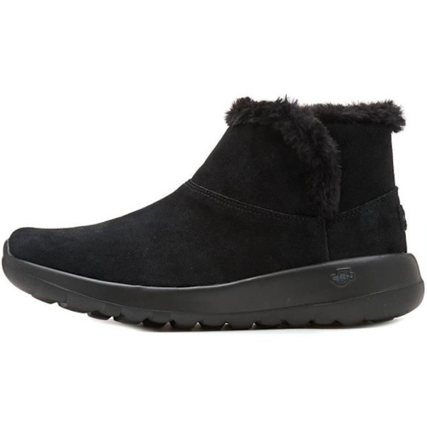 Skechers On The-Go Joy Bundle Up Suede Kvinnor Ankelskor Vinterstövlar i Svart 15501 BBK [UK 3 EU 36] Svart 38