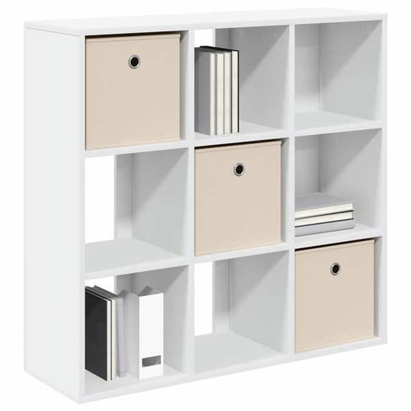 vidaXL Buffé med låda Vit 88,5 x 29 x 84,5 cm 8000484