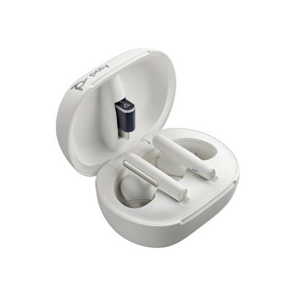 Öronpropp - Poly - Microsoft Teams-certifierad - Vit - För trådlösa hörlurar - 2-pack Vit