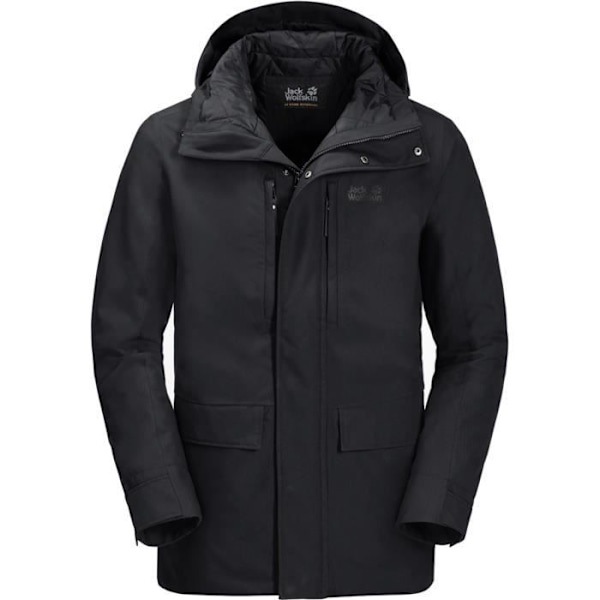 Jack Wolfskin West Coast vinterjacka - Herr - Svart - Vindtät och vattentät Svart M