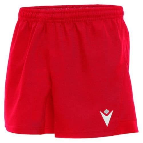 Macron Hestia shorts - röda Röd XXS