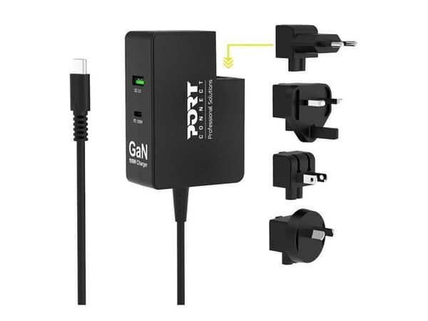 PORT Anslut strömadapter - USB, 24 pins USB-C - 100 Watt