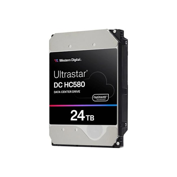 WD Ultrastar DC HC580 WUH722424AL5204 - hårddisk - datacenter - 24 To - SAS 12Gb/s