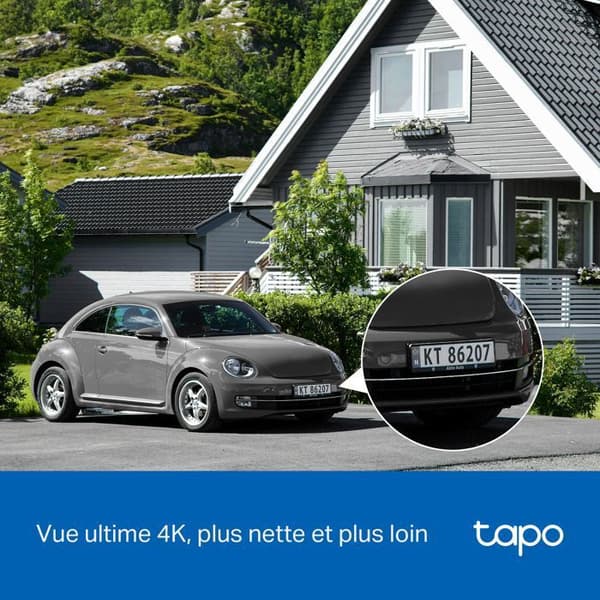 Övervakningskamera - Tapo C660 - 4K 8MP - 360° synvinkel - Solpanel - IP66