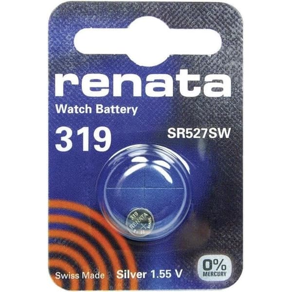 Oxyde knapp 319 Silver knapp RENATA SR527SW
