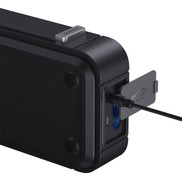 Bilstarter/Extern batteri 3000A - Baseus Super Energy Mega (C00265300821-00) - Grå skymning