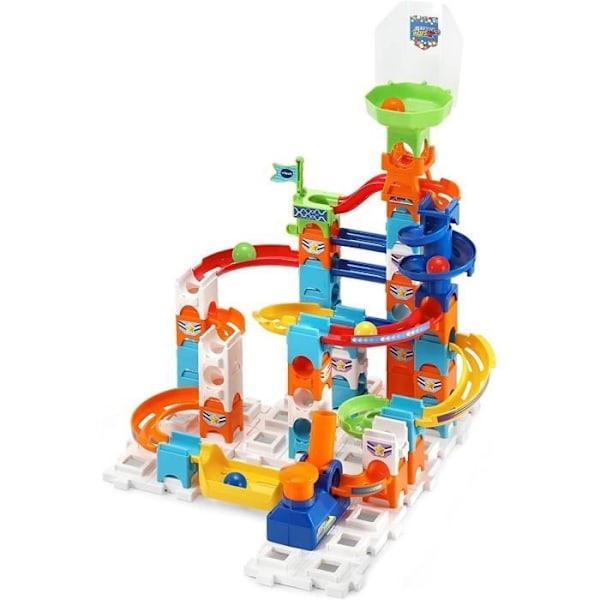 VTECH Marble Rush Marble Track - Äventyrsset S100 - 61 delar och 5 MarbleMarbles ingår Flerfärgad