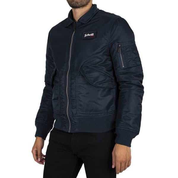 Schott CWU Original jacka - marinblå - L Marin S