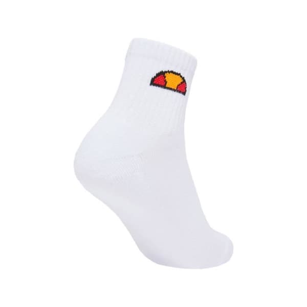 Ellesse unisex strumpor - enkla, förpackning om 3 Vit 43