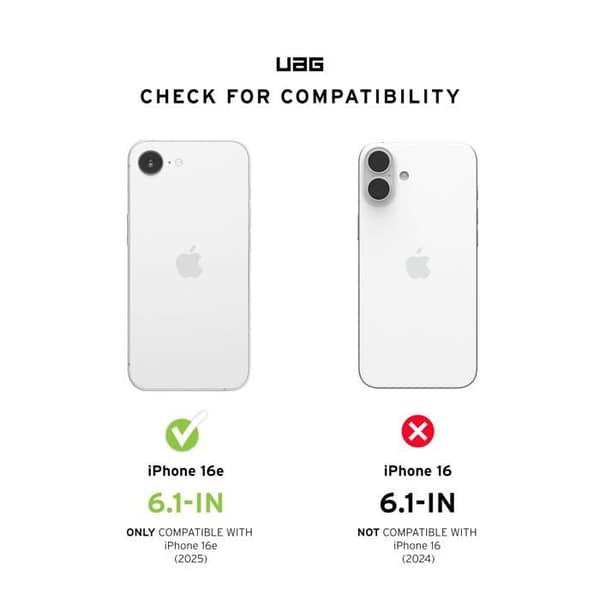 Uag Verre härdat iPhone 16e av