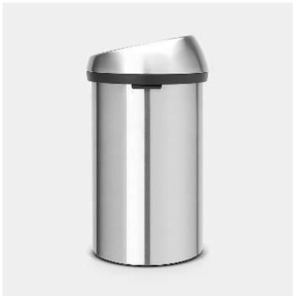 BRABANTIA Touch Bin - 60 L - Fingeravtrycksskydd i matt stål Fingeravtryckssäker i matt stål