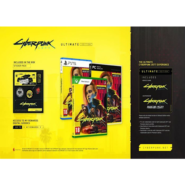 Cd-projekt rött pc-spel Cyberpunk 2077: Ultimate Edition PC