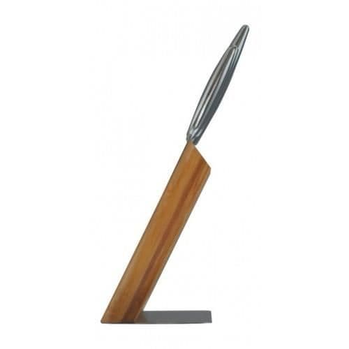 Knivblock - Coninx - Magnetiskt - Bambu - Rostfritt stål - 5 knivar