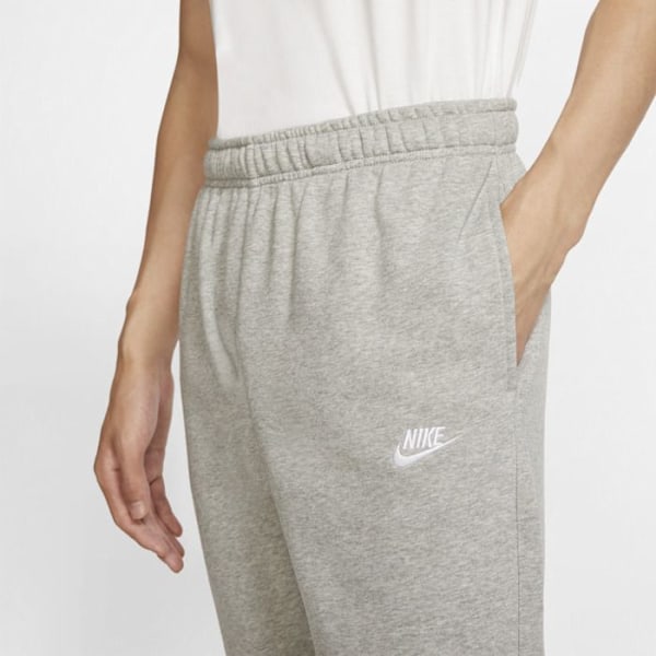 Träningsbyxor - Nike - SPORTSWEAR CLUB - Grå - Dragsko - Sidofickor Grå M