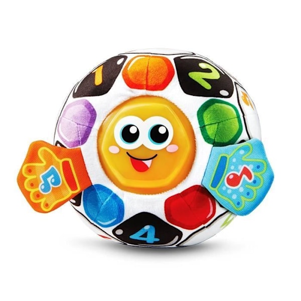 VTECH BABY - Early Learning Ball - Zozo, My Funny Ball - Pedagogisk leksak för bebisar från 6 till 36 månader Flerfärgad