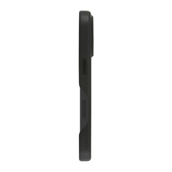 Skyddsfodral - DBRAMANTE1928 - iPhone 16 Pro - Svart läder - Förstärkt skydd - MagSafe Svart