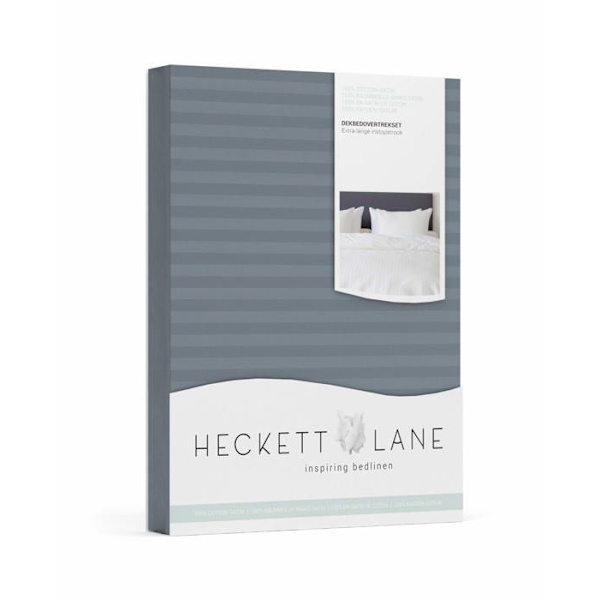 Påslakan Heckett Lane - REFS01-67-DBO 240 - Plain Stripes Påslakan, stålblå, 240 x 220 cm