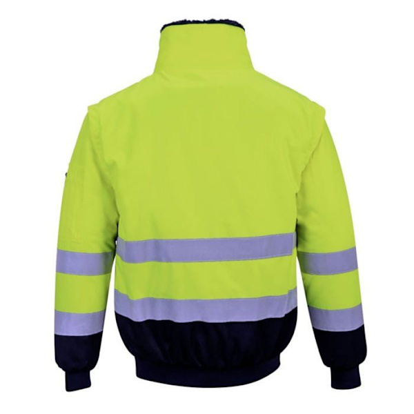 Blouson pilot 3 i 1 - Portwest - PJ50 - Hög synlighet - Gul/Blå - Blandat Gul/marinblå S