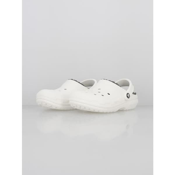 Sabots Classic fodrad träskor - Crocs Vit 42 1/2