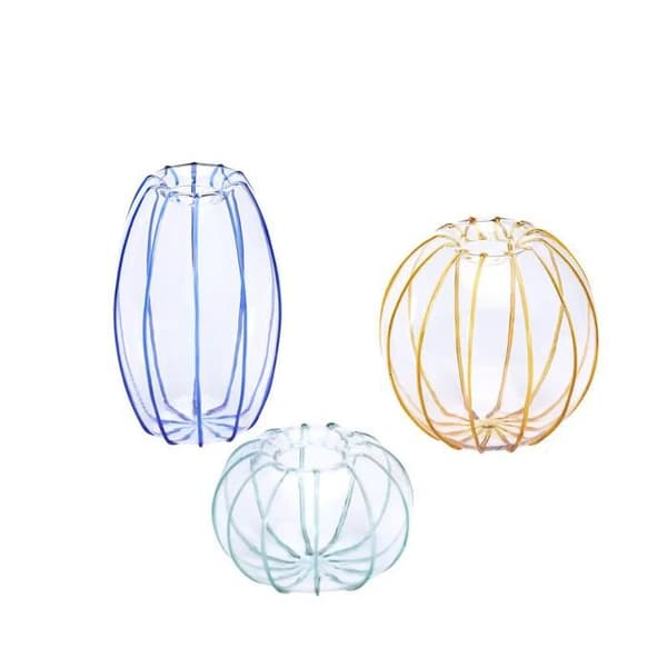 Vas Hubsch Interiör Orbit(x3) bärnsten/blå/transparent/grön