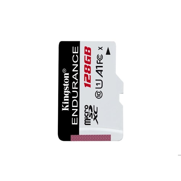 KINGSTON High Endurance microSDXC-kort - 128 GB - Klass 10/UHS-I (U1) - 95 MB/s Läs - 45 MB/sSpace Write