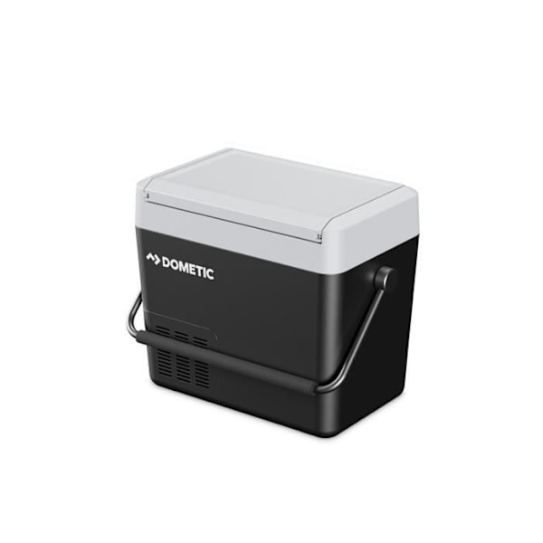 Bärbar elektrisk kylbox - DOMETIC - CFF18 - Kompression - 19 liter - 12 V - 24 V cigarettändare - 230 V - Svart beige